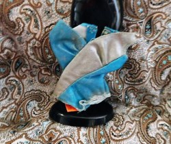 1970 TALKING STACEY DOLL SILVER AND BLUE METALLIC  SWIMSUIT NOT PERFECT